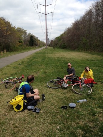 Lunch on the BW&A trail Image